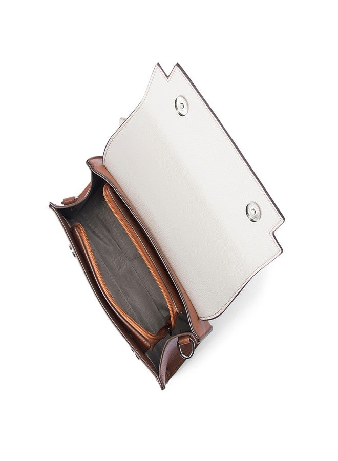 Lino Perros Monroe Silk Tan Sling Bag - Image 5
